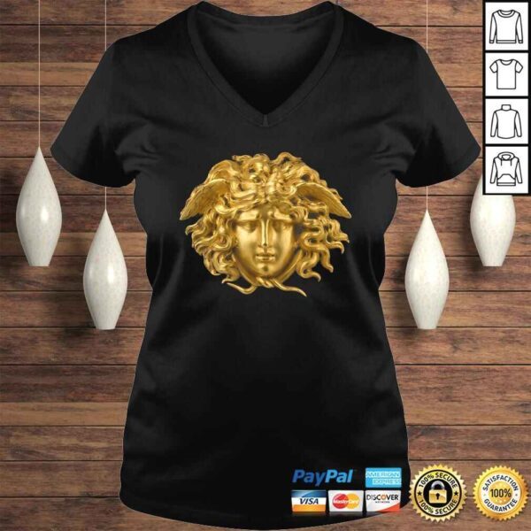 Medusa Head Snake Hair Greek mythology Monster Gift TShirt - Image 2