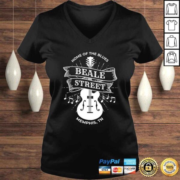 Memphis Beale StreeShirt TN Blues Music Gift - Image 2