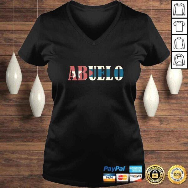 Mens Abuelo Vintage Cuban Flag TShirt - Image 2