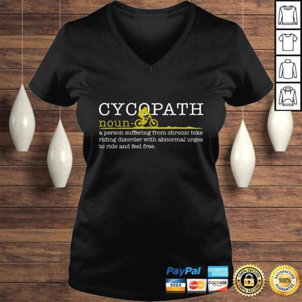 Mens Cycopath Shirt Mountain Bike Funny MTB Biker Biking Gift - Image 2