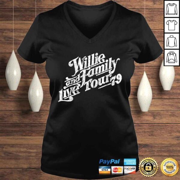 Mens Willie and Family Live Tour 79 Tee - Image 2