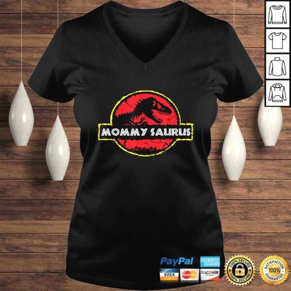 Mens Women's Mother Novelty Gift Mommysaurus Dinosaur Gift TShirt - Image 2