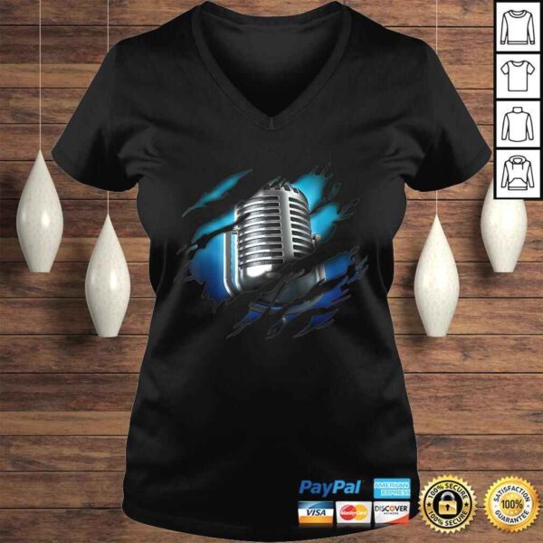 Microphone in me design Musicdesign TShirt Gift - Image 2