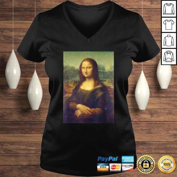 Mona Lisa by Leonardo da Vinci Shirt - Image 2