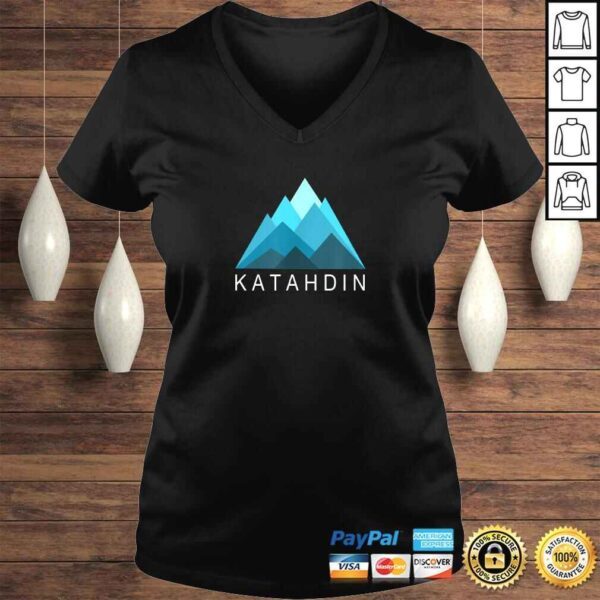 Mount Katahdin Maine Mountain Hiking Tee T-Shirt - Image 2