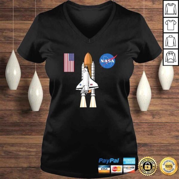 NASA Atlantis Space RockeShirt - Image 2