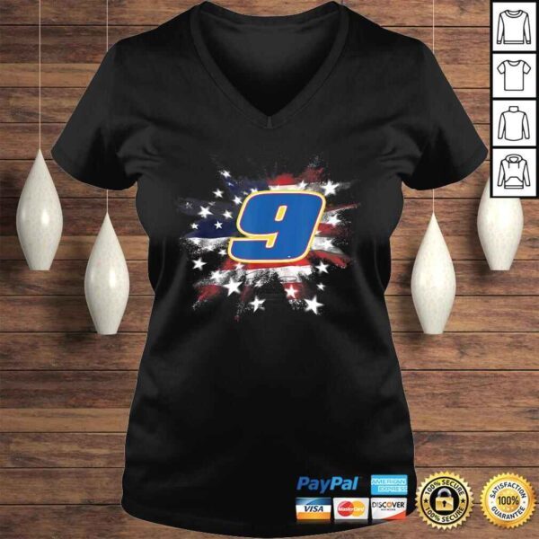 NASCAR - Chase Elliott - Fireworks V-Neck T-Shirt - Image 2