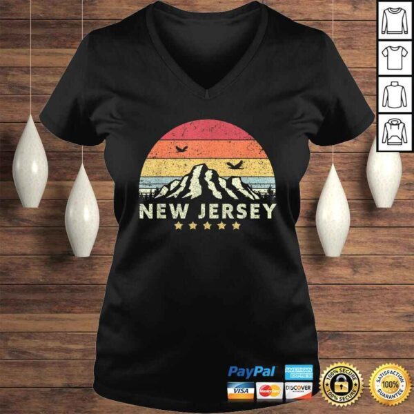 New Jersey Shirt. Retro Style NJ, USA TShirt - Image 2