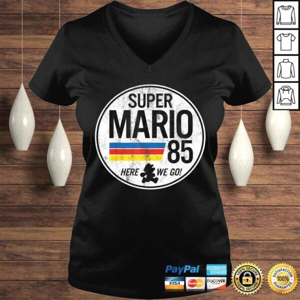 Nintendo Super Mario Here We Go 85 Retro Vintage T-shirt - Image 2