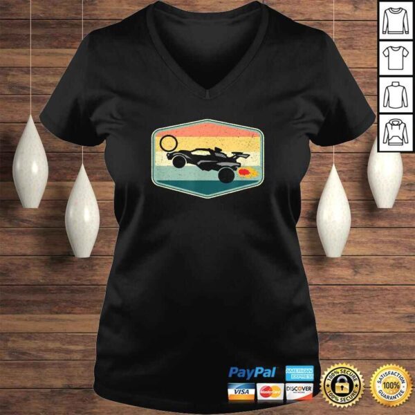 Octane Rocket Soccer Vintage Retro Badge Graphic TShirt - Image 2