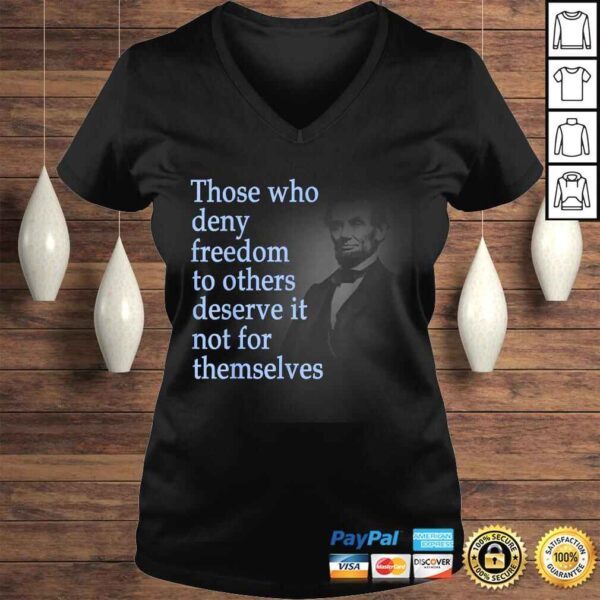 Official Abraham Lincoln Quote T-shirt - Image 2