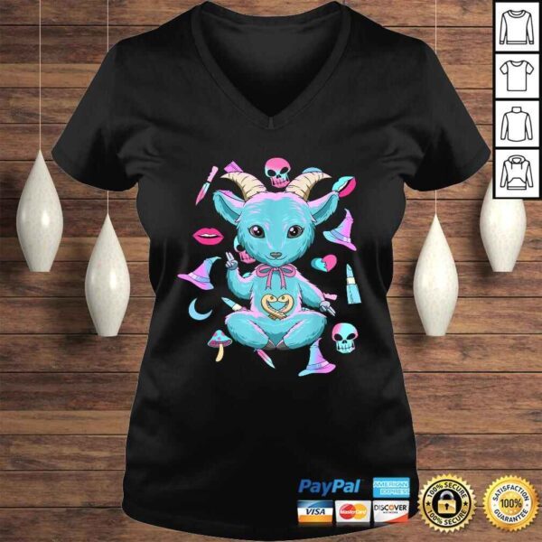 Official Baby Baphomet Kawaii - Pastel Goth Nu Goth TShirt - Image 2