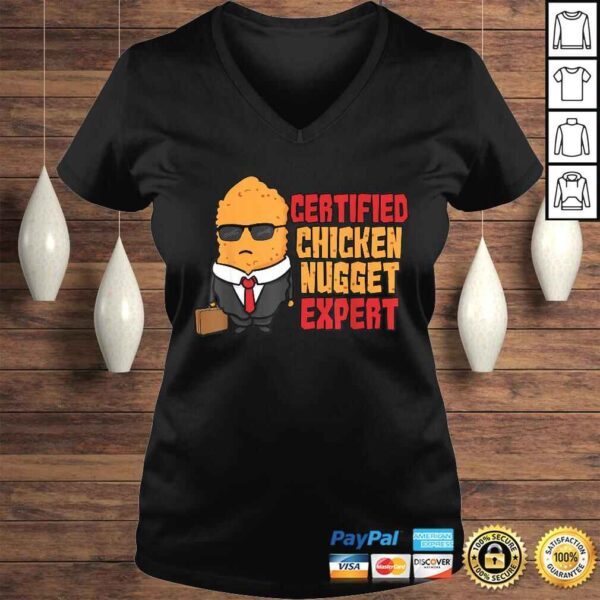 Official Certified Chicken Nugget Expert Gift for Kids Boys Girls Tee Shirt - Image 2