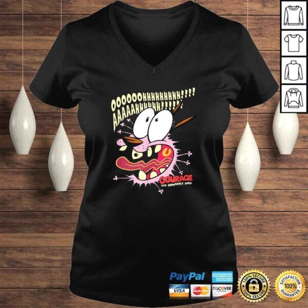 Official Courage the Cowardly Dog Scaredy Dog Shirt - Image 2