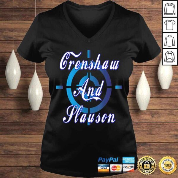 Official Crenshaw And Slauson Hustle V-Neck T-Shirt - Image 2