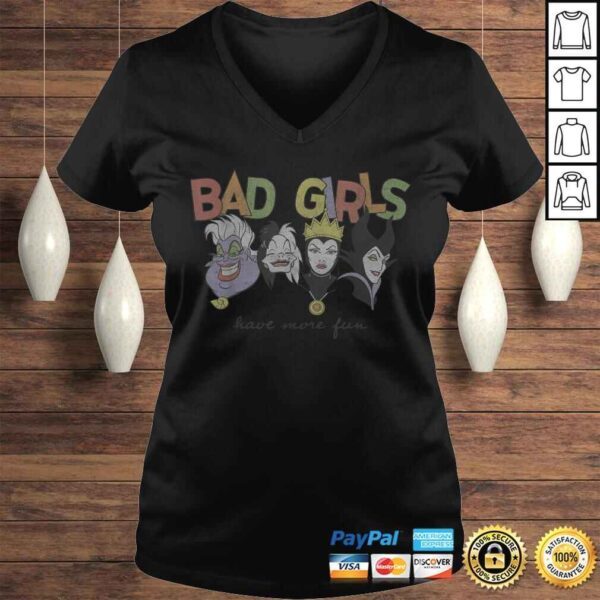 Official Disney Princess Villains Bad Girls Have More Fun TShirt - Image 2