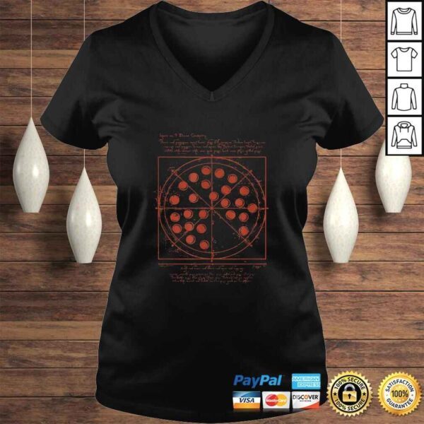 Official Geometrical da Vinci pizza TShirt - Image 2