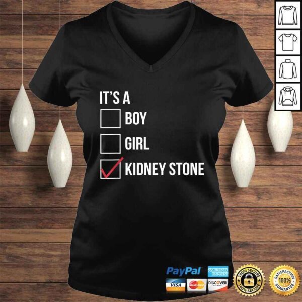 Official Kidney Stone Funny Checklist Gift Top - Image 2