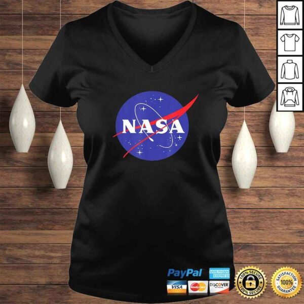 Official NASA Shirt, New Meatball Logo Insignia Symbol Graphic TShirt - Image 2