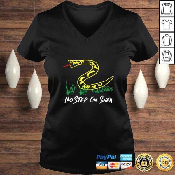 Official No Step On Snek Funny Parody TShirt - Image 2