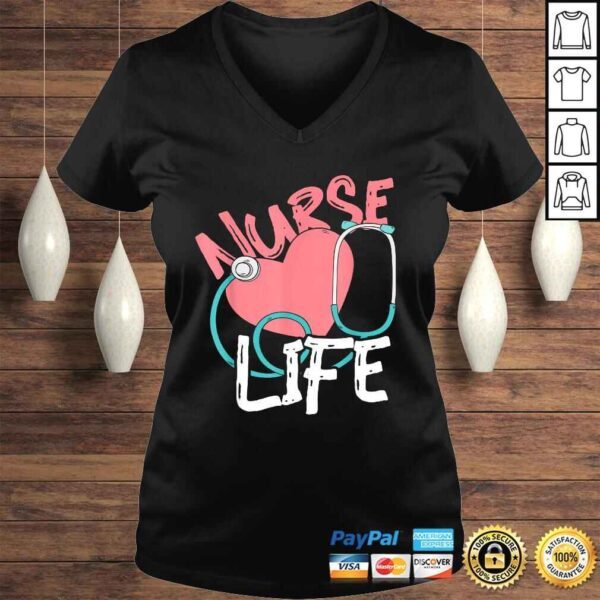 Official Nursing Medicine Student Stethoscope Gift Nurse Shirt - Image 2