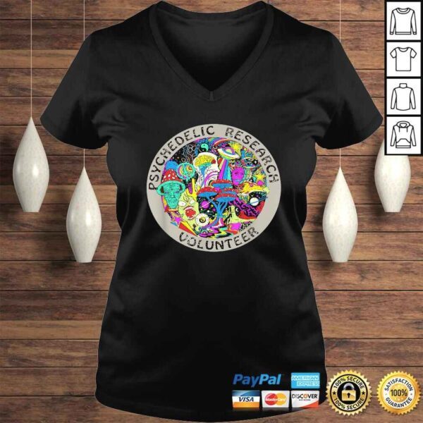 Official Psychedelic Mushroom Trip Gift - Psychedelic Research TShirt - Image 2