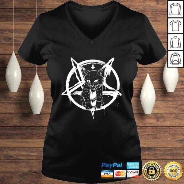 Official Satan CaShirt - Occult Satanic Lucifer Gift Women Men TShirt Gift - Image 2