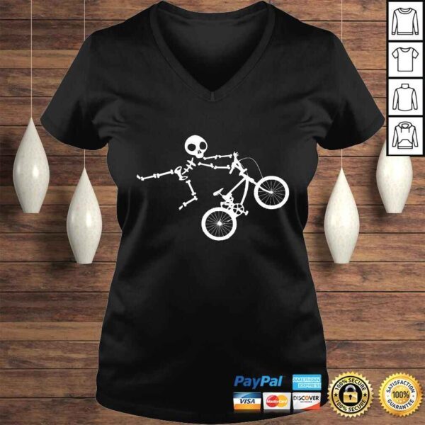 Official Skeleton BMX Shirt for Men and Boys TShirt Gift - Image 2