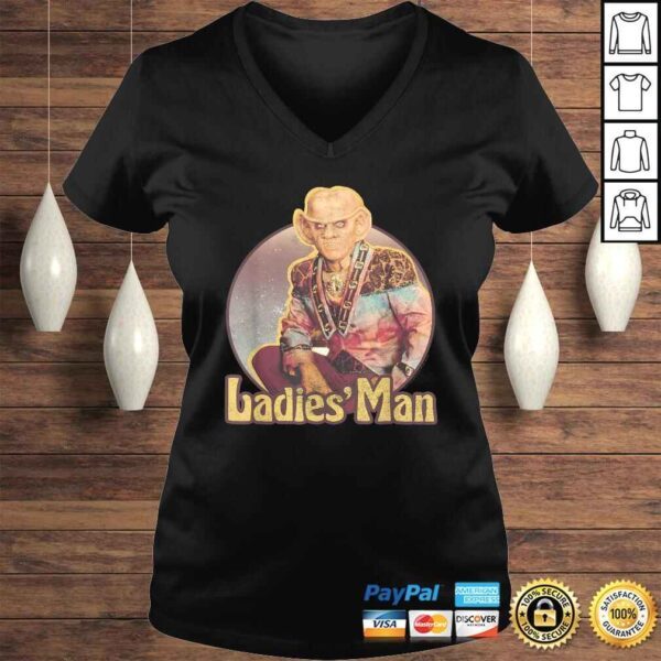 Official Star Trek DS9 Quark Ladies' Man Retro Shirt - Image 2