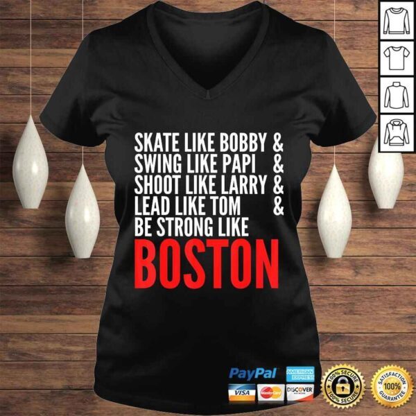 Official Strong Like Boston Massachusetts Sports TShirt Gift - Image 2