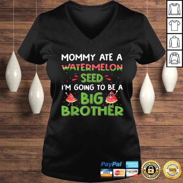 Official Summer Big Brother AnnouncemenShirt Watermelon Baby Reveal V-Neck T-Shirt - Image 2