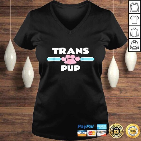 Official Trans Pup Gay Puppy Play Transexual Transgender Kink Shirt - Image 2