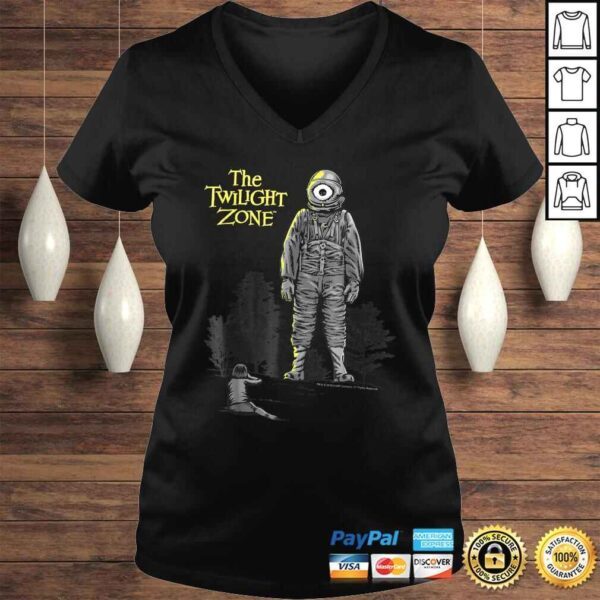 Official Twilight Zone Look Up At Laser Eye Graphic TShirt - Image 2