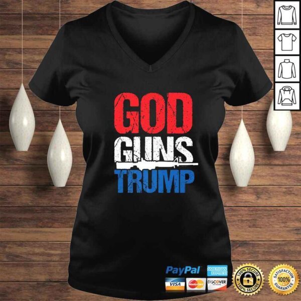 Official US Republican USA Patriot God Guns Trump Shirt - Image 2