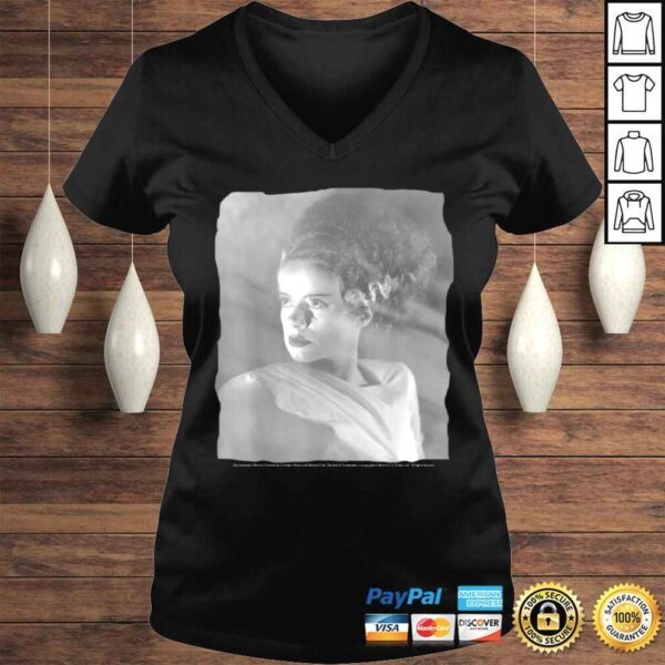 Official Universal Monsters Bride Of Frankenstein Classic PortraiTShirt Gift - Image 2