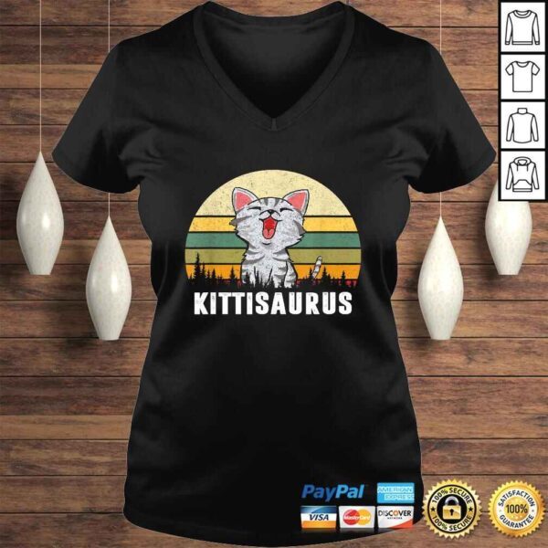 Official Vintage Kittisaurus Lulusaurus For Men Women Kids T-shirt - Image 2