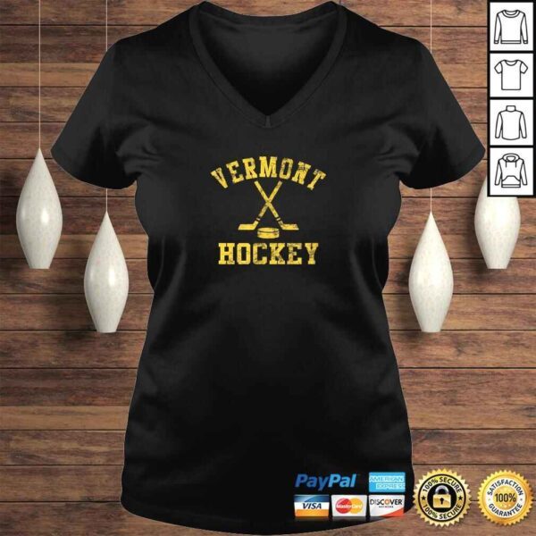 Official Vintage Vermont Hockey TShirt - Image 2