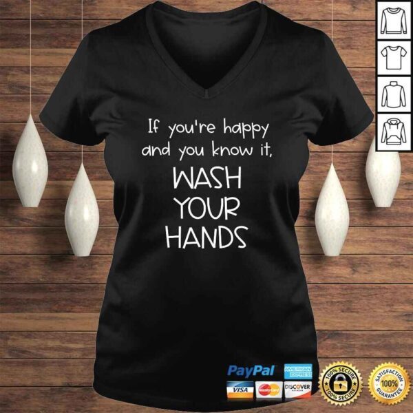 Official Wash Your Hands V-Neck T-Shirt - Image 2