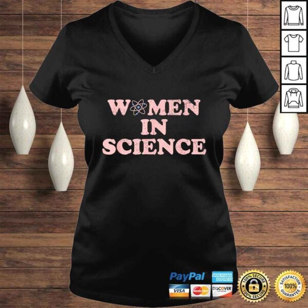 Official Women In Science Vintage Chemistry Biology Student Teacher TShirt - Image 2