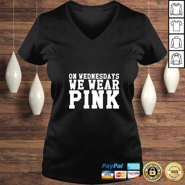 Official Womens On Wednesdays We Wear Pink TShirt - Image 2