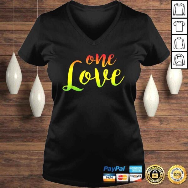 One Love Rasta Reggae Roots Clothing Shirt Tee No War - Image 2