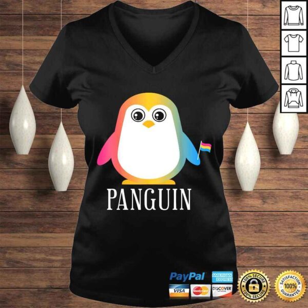 Pan Pansexual Penguin Pride Flag LGBTQ Cool Animal LGBT TShirt - Image 2