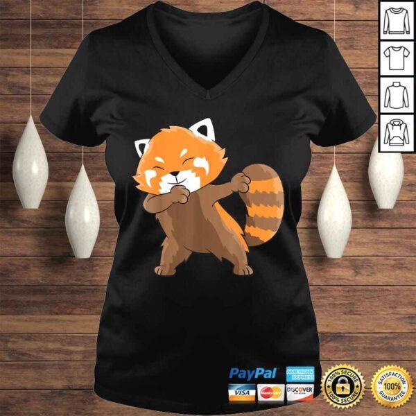 Panda Dab Cute Dabbing Red Panda TShirt - Image 2