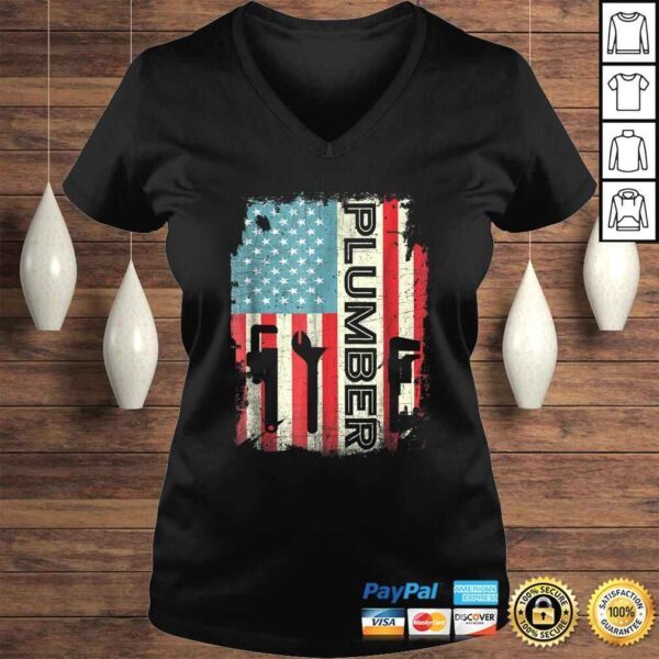 Patriotic Plumber Shirt 4th of July Plumber Plumber Gifts - Image 2