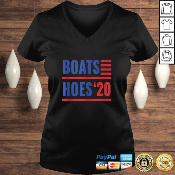 Patriotism Inspired Boats and Hoes 2020 Design V-Neck T-Shirt - Image 2