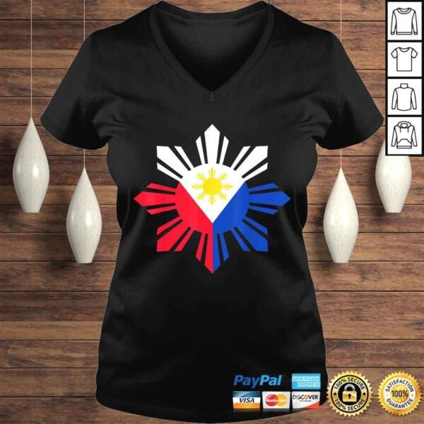 Philippine Flag Shirt Pinoy Flag Filipino Shirt Pinoy Sun - Image 2