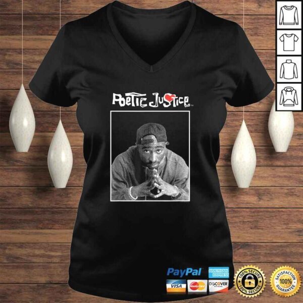 Poetic Justice Tupac Photo TShirt - Image 2