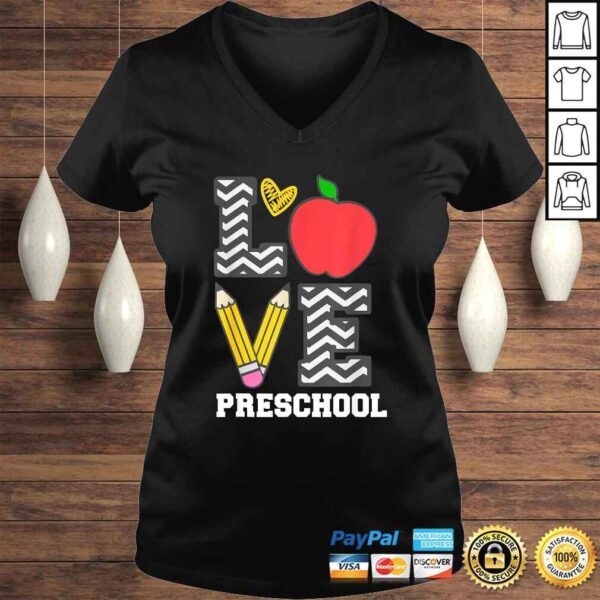 Preschool Teacher Shirt, Love Preschool TShirt - Image 2