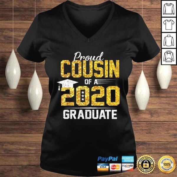 Proud Cousin of a 2020 Graduate Tee T-Shirt - Image 2