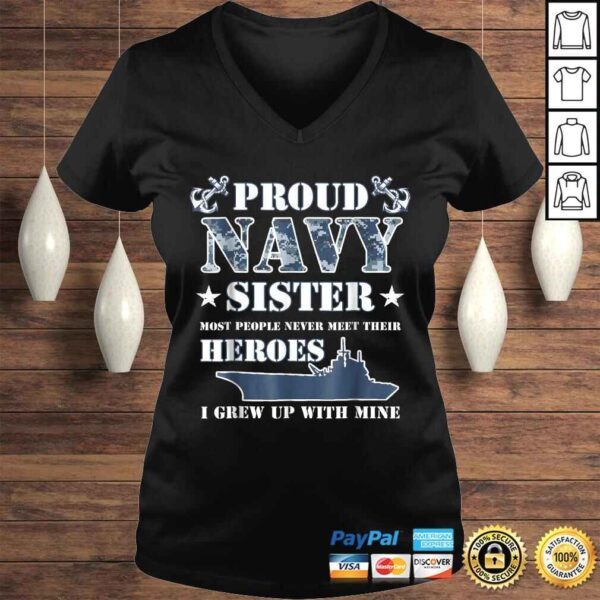 Proud Navy Sister TShirt - Image 2